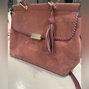 Kate Spade Light Mauve Suede Handbag
